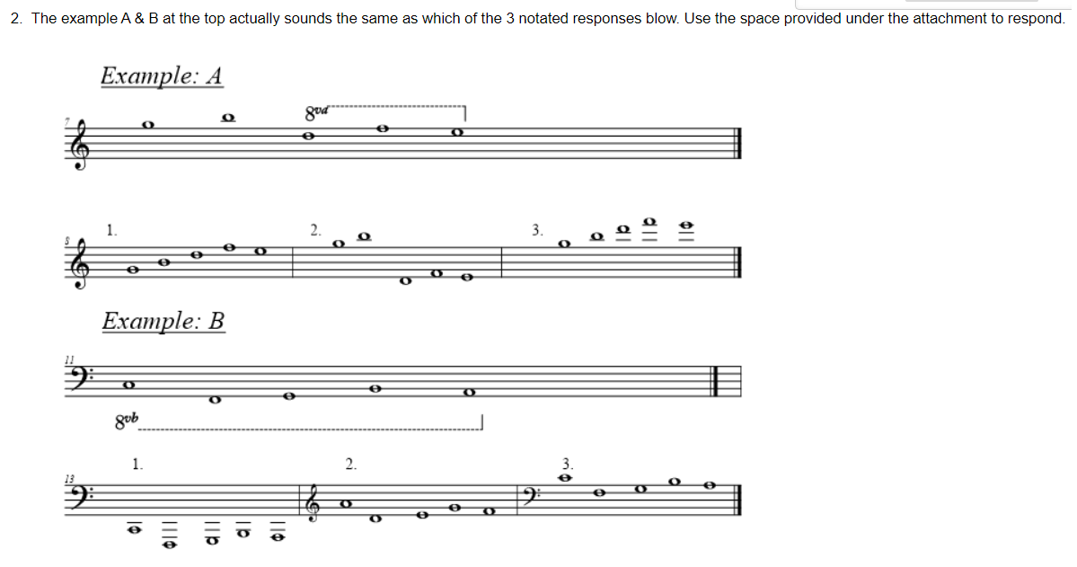 2. The Example A & B At The Top Actually Sounds The | Chegg.com