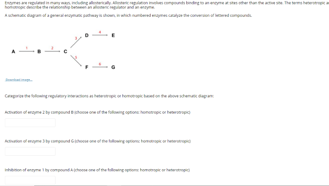 Solved Enzymes are regulated in many ways, including | Chegg.com