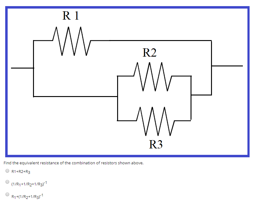 Solved R 1 R2 R3 Find the equivalent resistance of the | Chegg.com