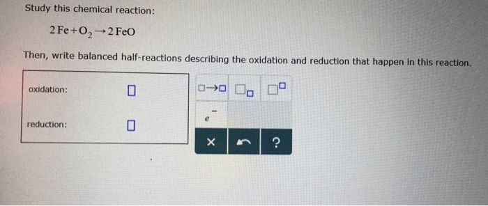 write a balanced reduction half-reaction for o2 redox reaction examples with answers
