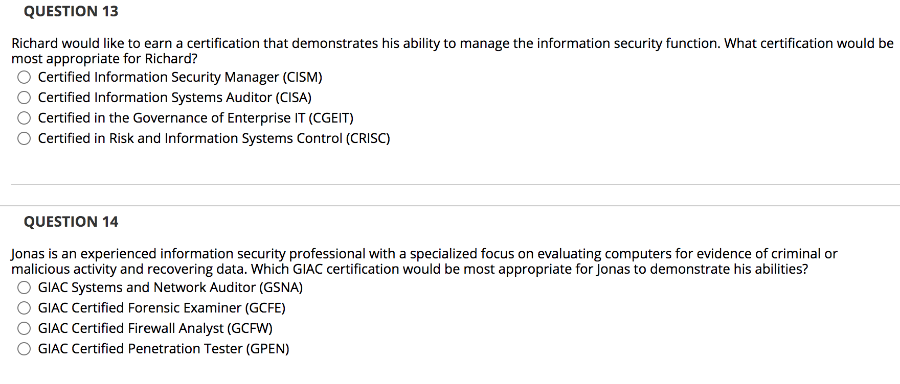 Test Certification GPEN Cost