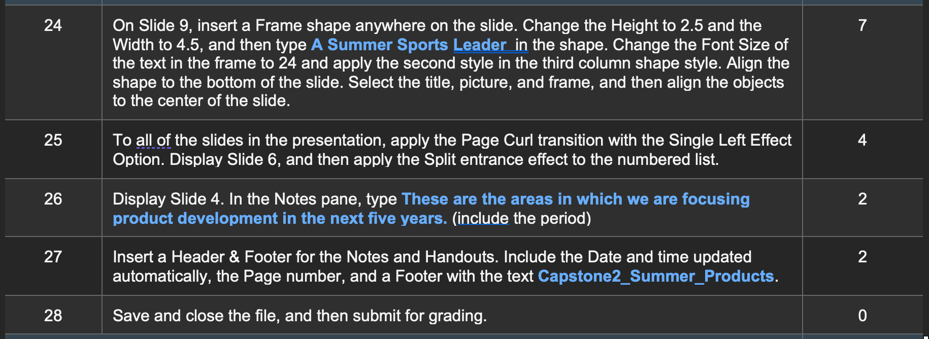 Solved Steps to Perform: Step Instructions Points Possible 1 | Chegg.com