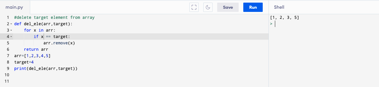 Solved For this problem, the goal is to delete the target | Chegg.com