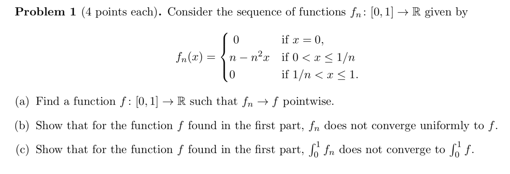 Solved Problem 1 (4 points each). Consider the sequence of | Chegg.com