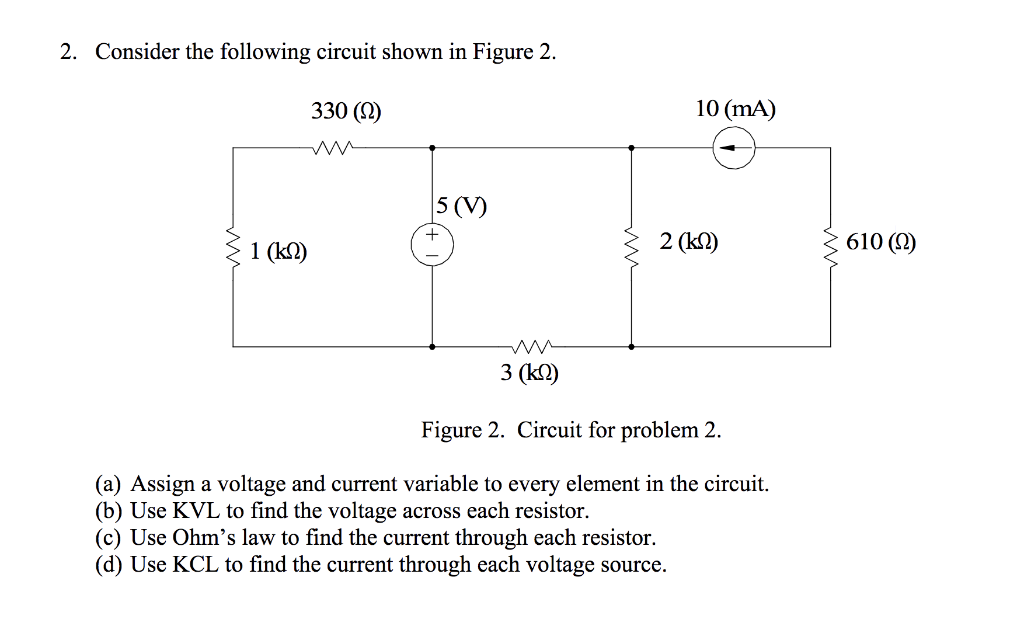 Solved 2. Consider the following circuit shown in Figure 2. | Chegg.com