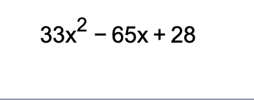 27x 3 27x 2 9x 65
