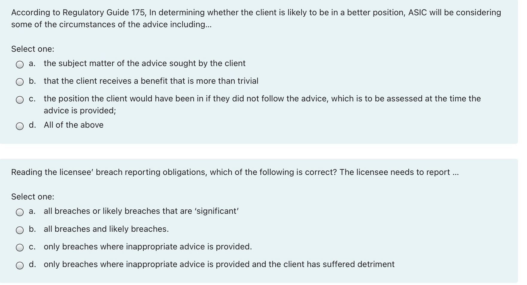 Solved According to Regulatory Guide 175, In determining