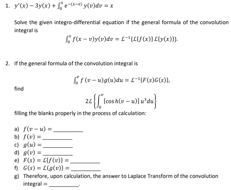 Solved 1 Y X 3y X S E 2 0 Y V Dv X Solve The G Chegg Com