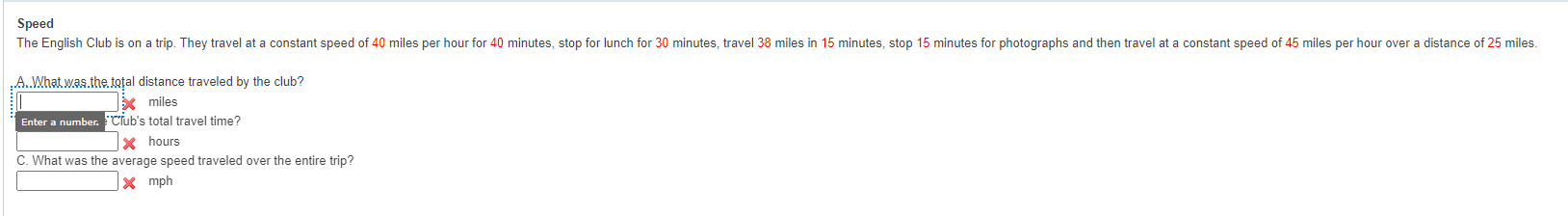 Solved A.What was the total distance traveled by the club? | Chegg.com