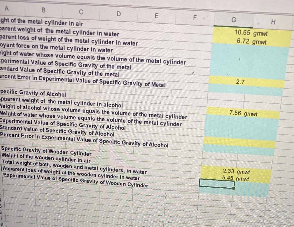 Solved 0.70 0.80 0.90 1.00 Hydromeler floating Just read the