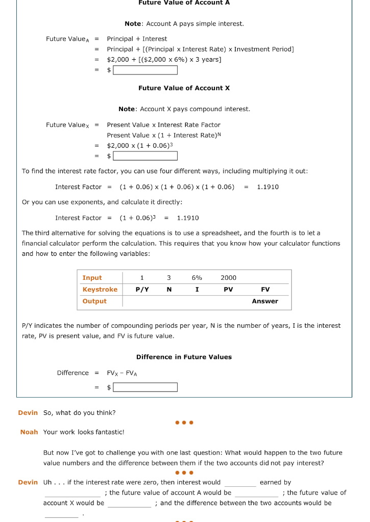 Solved Under the concepts of the time value of money, you