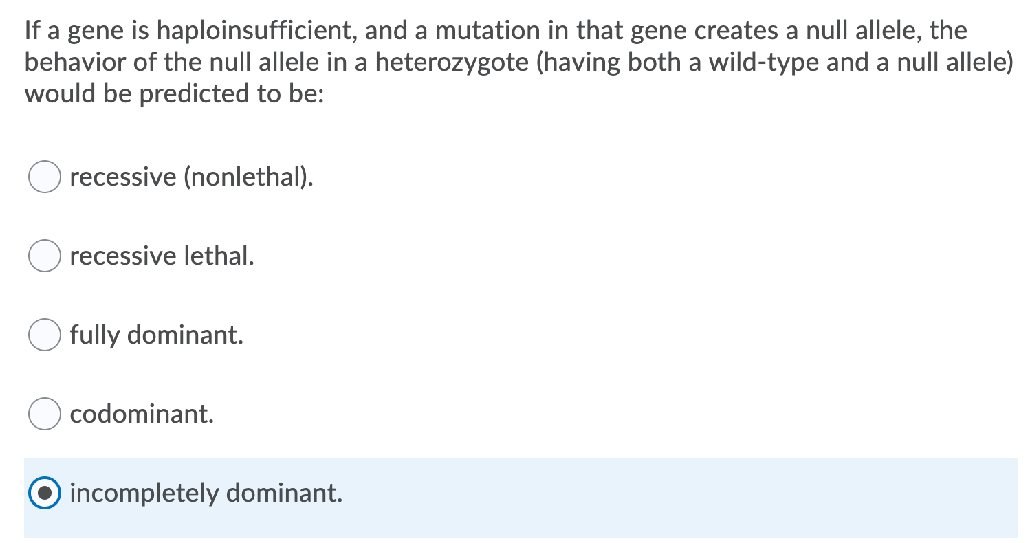 Solved Calico cat color is a result of codominant expression