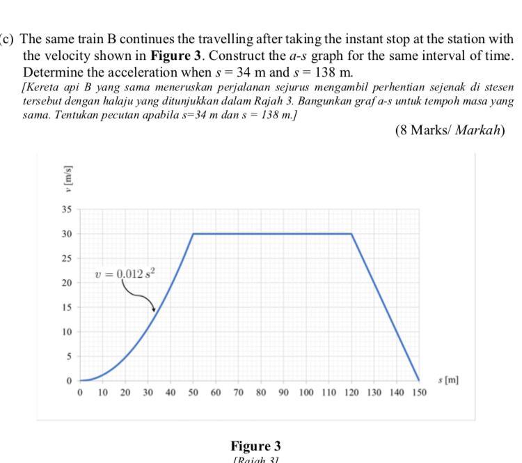 Solved C) The Same Train B Continues The Travelling After | Chegg.com