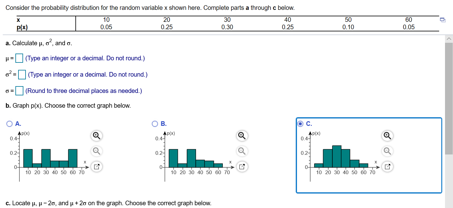 Solved Consider The Probability Distribution For The Rand Chegg Com