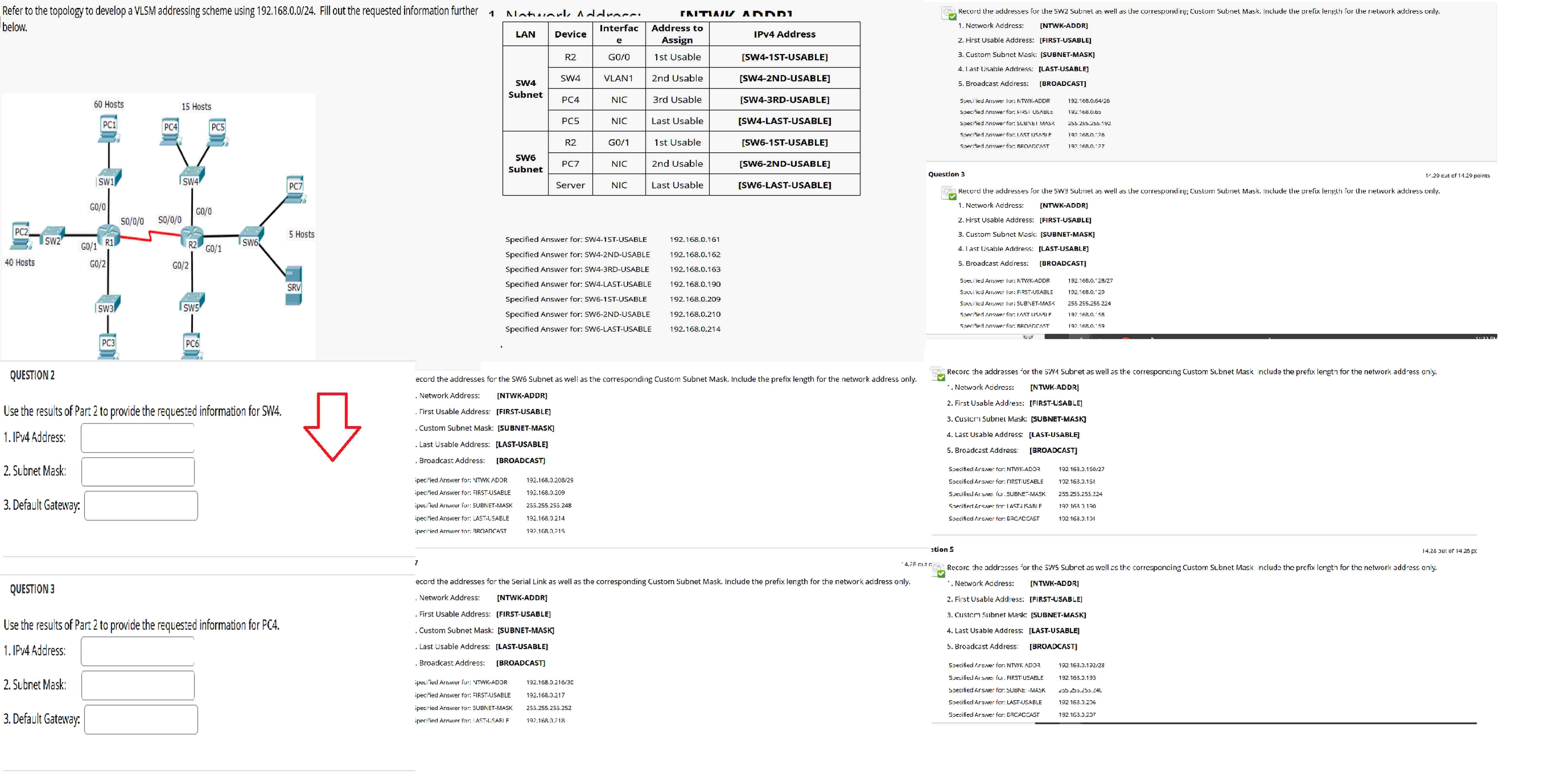 Solved Answer questions marked with a red arrow based on the | Chegg.com