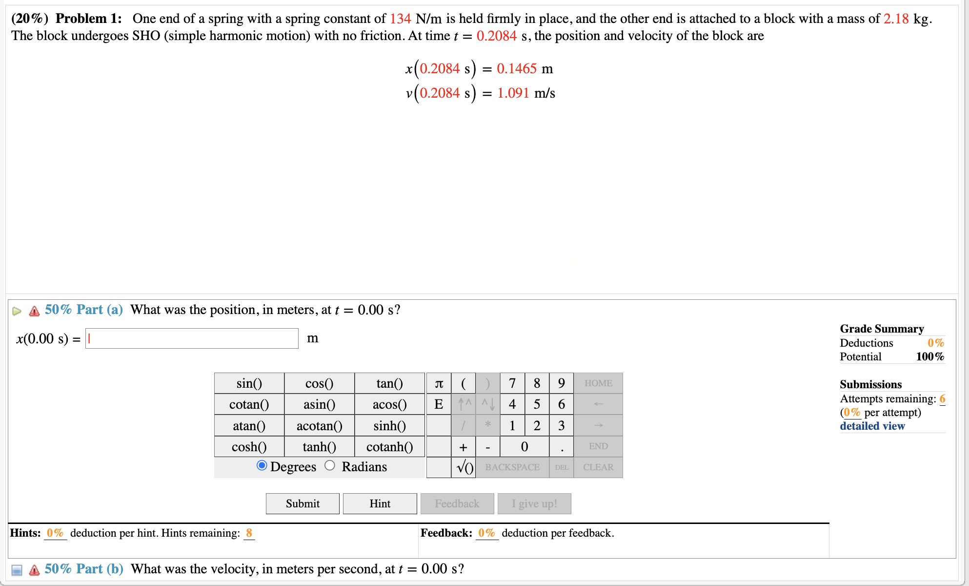 Solved Please Answer Both Part A And B Please | Chegg.com