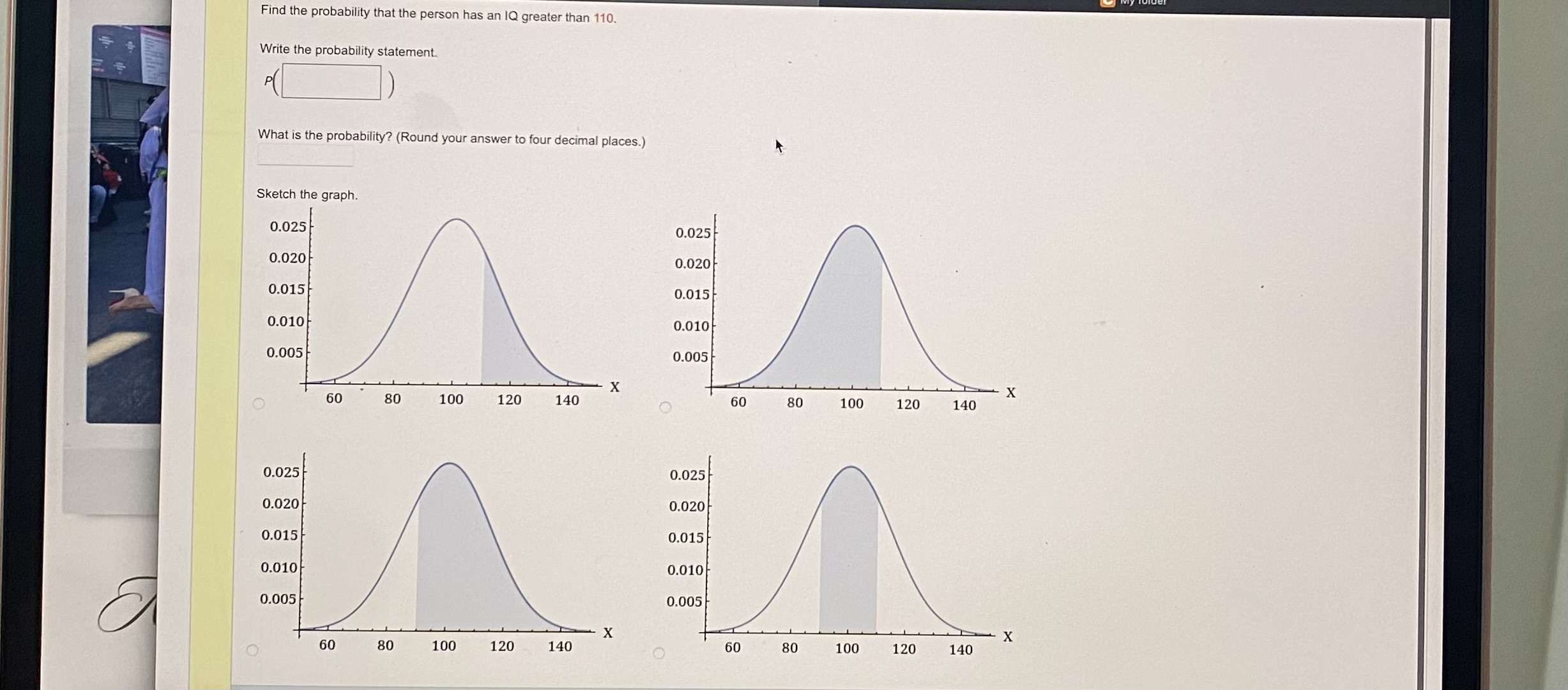 Solved What is the probability? (Round your answer to four | Chegg.com