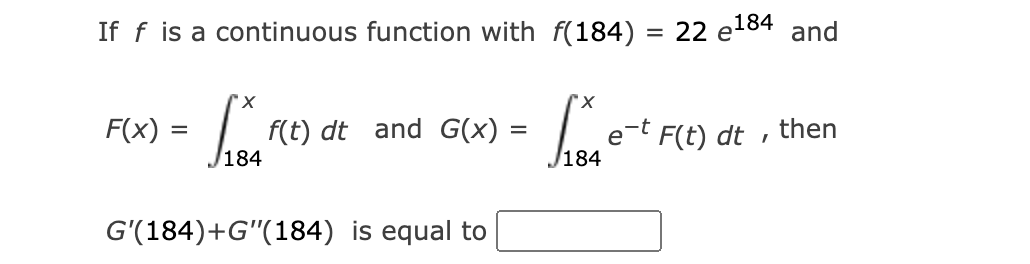 Solved F X Hef If F Is A Continuous Function With F 18 Chegg Com