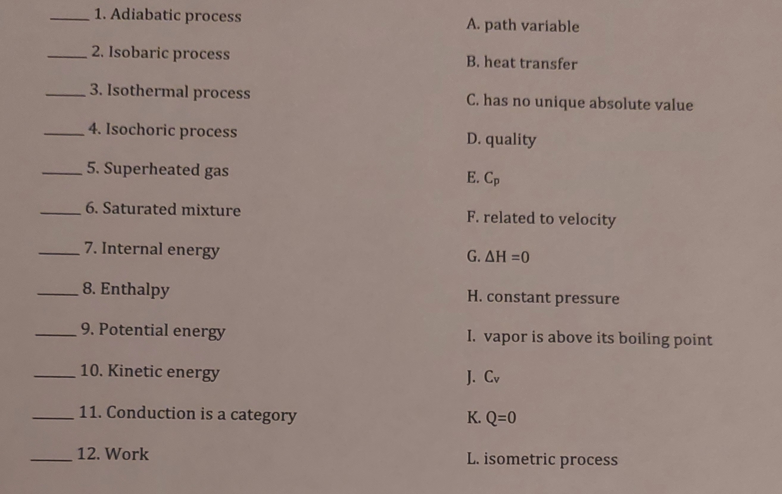 1. Adiabatic process 2. Isobaric process 3. | Chegg.com