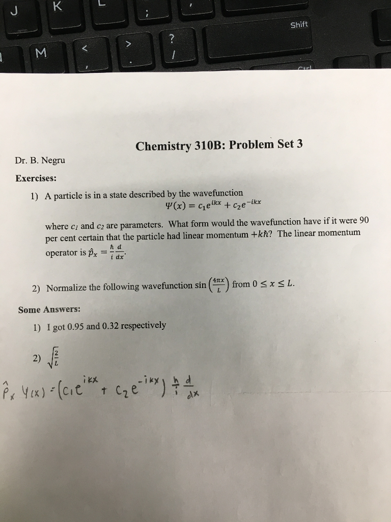 Solved Can I please get some help on problem #1? I have | Chegg.com
