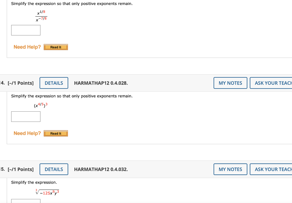 Solved Rewrite the expression with positive exponents (X, Y, | Chegg.com