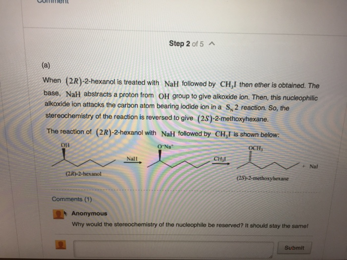 Solved can someone explain why its sn2 but not sn1 i thought | Chegg.com