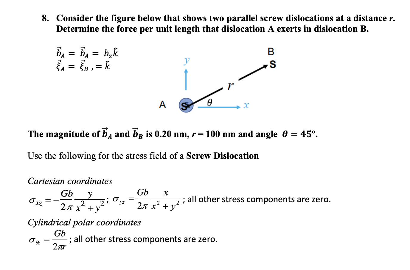 Solved 8. Consider the figure below that shows two parallel | Chegg.com