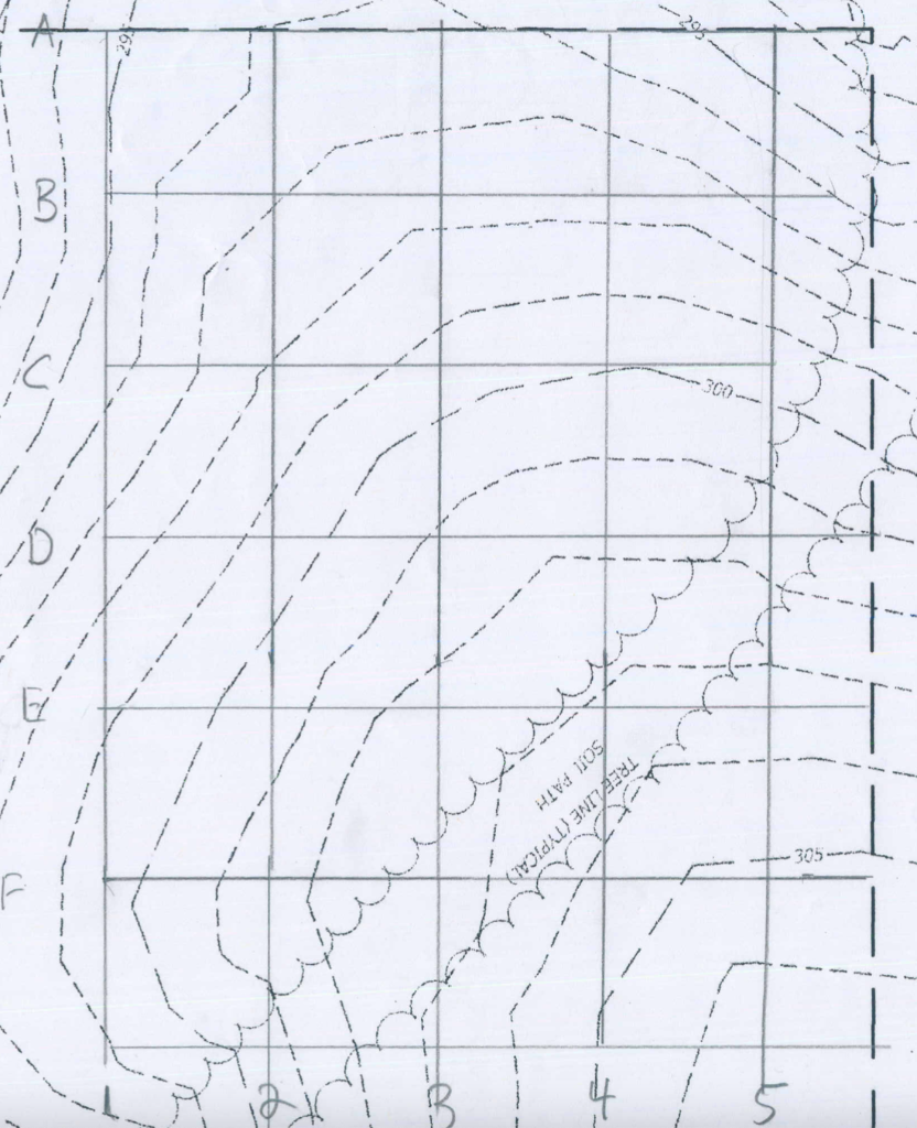 Solved From the attached contours and grid calculate the in | Chegg.com