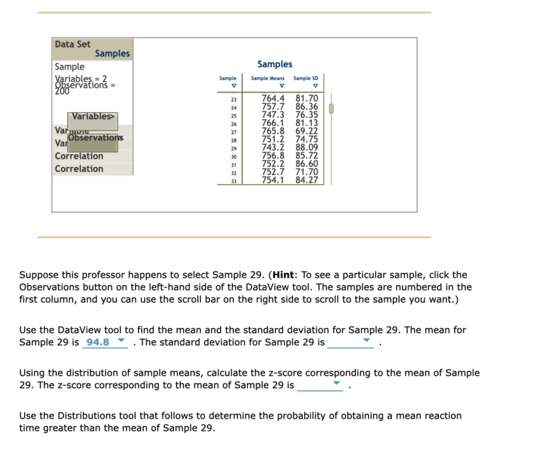 Solved Data Set Samples Sample Variables. = 2 Observations = | Chegg.com