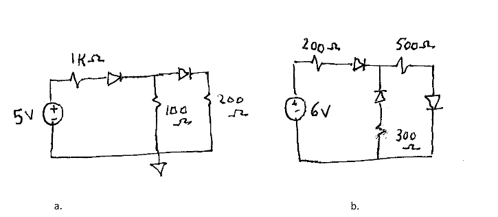 Solved 4. Calculate the dc diode current and the dc voltage | Chegg.com