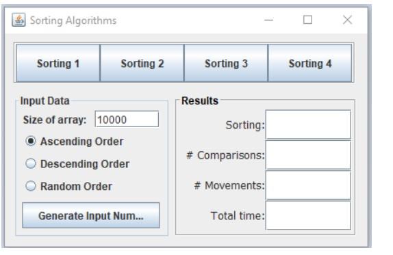Solved Sorting Algorithms Х Sorting 1 Sorting 2 Sorting 3 | Chegg.com