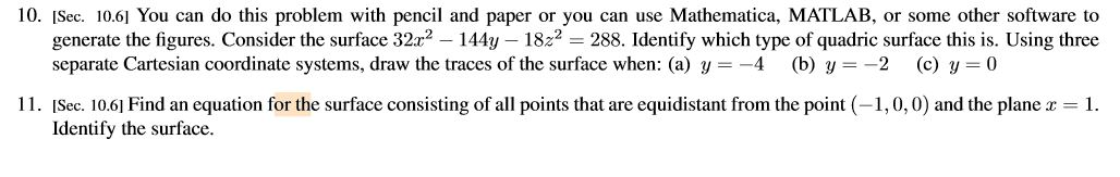 Solved 10. ISec. 10.6] You can do this problem with pencil | Chegg.com