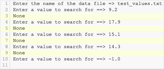 Solved 1. Write a Python function called inear_search) that | Chegg.com