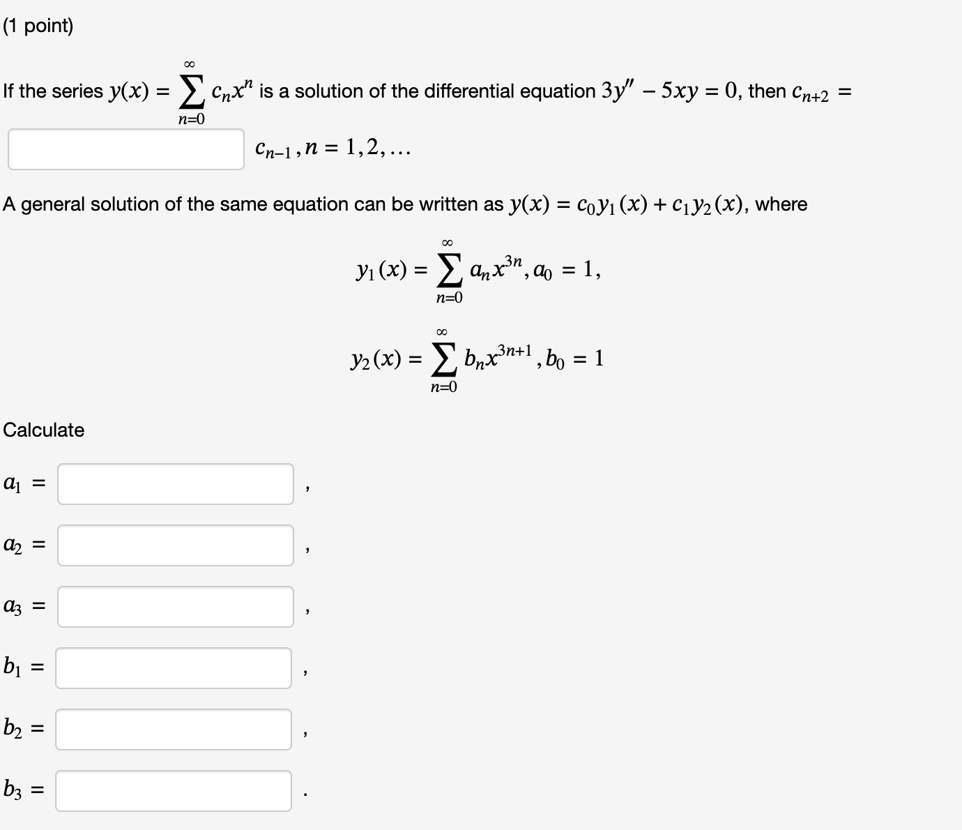 Solved If The Series Y X Sum N 0 Oo C N X N ﻿is A