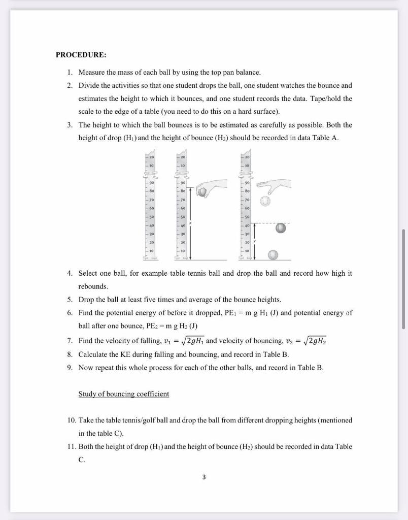 Solved Exp2 Bouncing Ball experiment OBJECTIVE 1. Observe