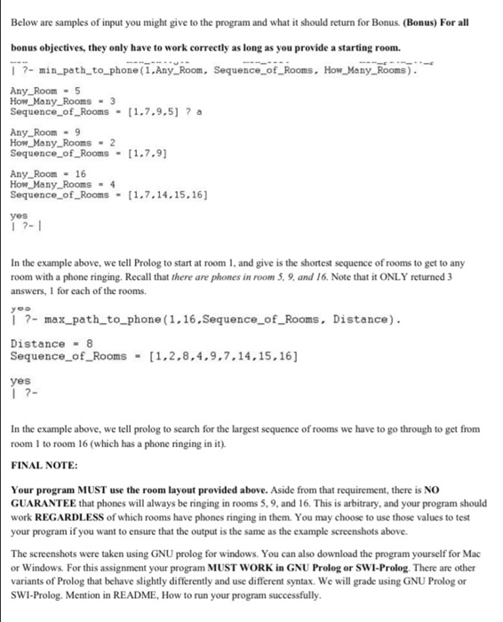 Traversal with Prolog For this programming | Chegg.com
