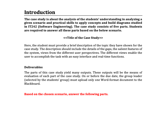 case study introduction page