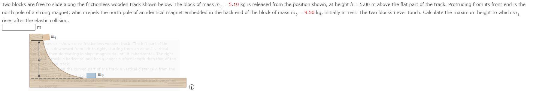 Solved Two blocks are free to slide along the frictionless | Chegg.com