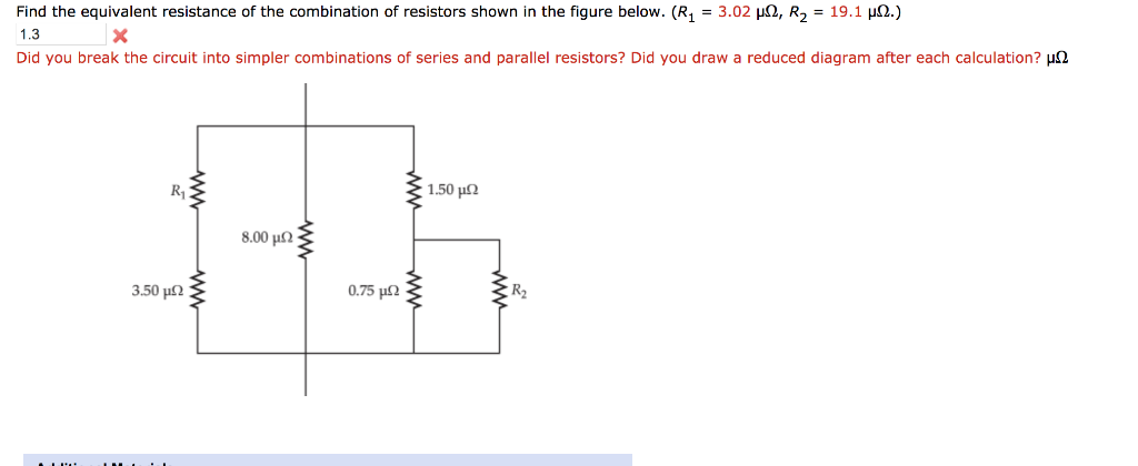 Solved Find The Equivalent Resistance Of The Combination Of | Chegg.com