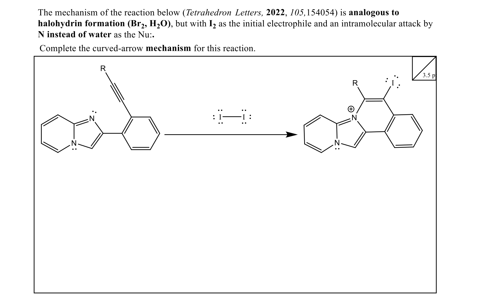 Solved The Mechanism Of The Reaction Below (Tetrahedron | Chegg.com