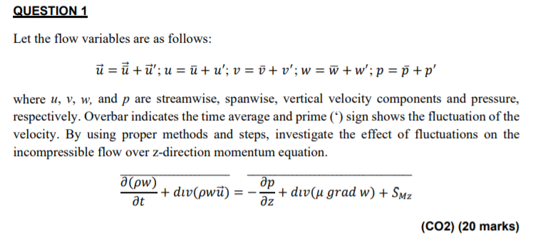 Solved Question 1 Let The Flow Variables Are As Follows Chegg Com