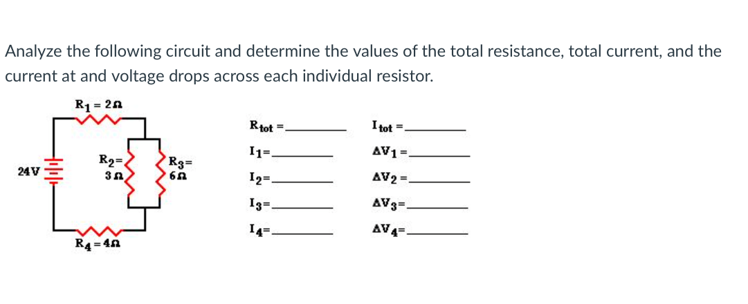 Solved Analyze The Following Circuit And Determine The | Chegg.com