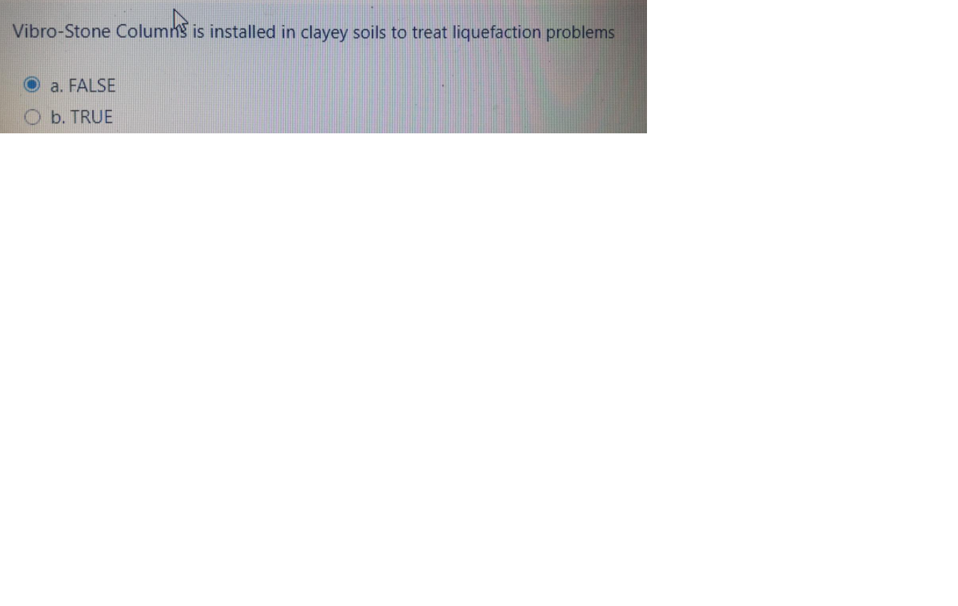 Solved For Soil B, select the correct statement: O a | Chegg.com