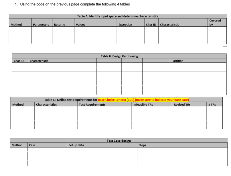 Solved Using the interface description below for | Chegg.com