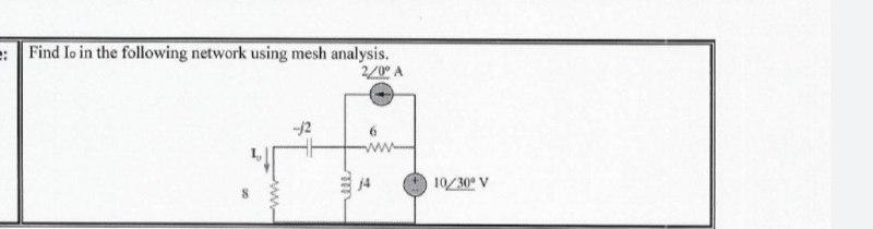 Solved : Find to in the following network using mesh | Chegg.com
