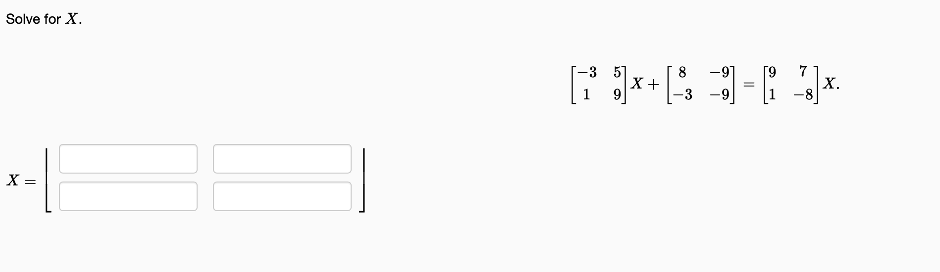 solved-solve-for-x-3159-x-8-3-9-9-917-8-x-x-chegg