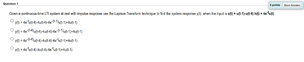 Solved Question 1 5 points Save Answer Given a | Chegg.com