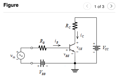 Solved A common-emitter amplifier is being designed to use Circuit Diagram