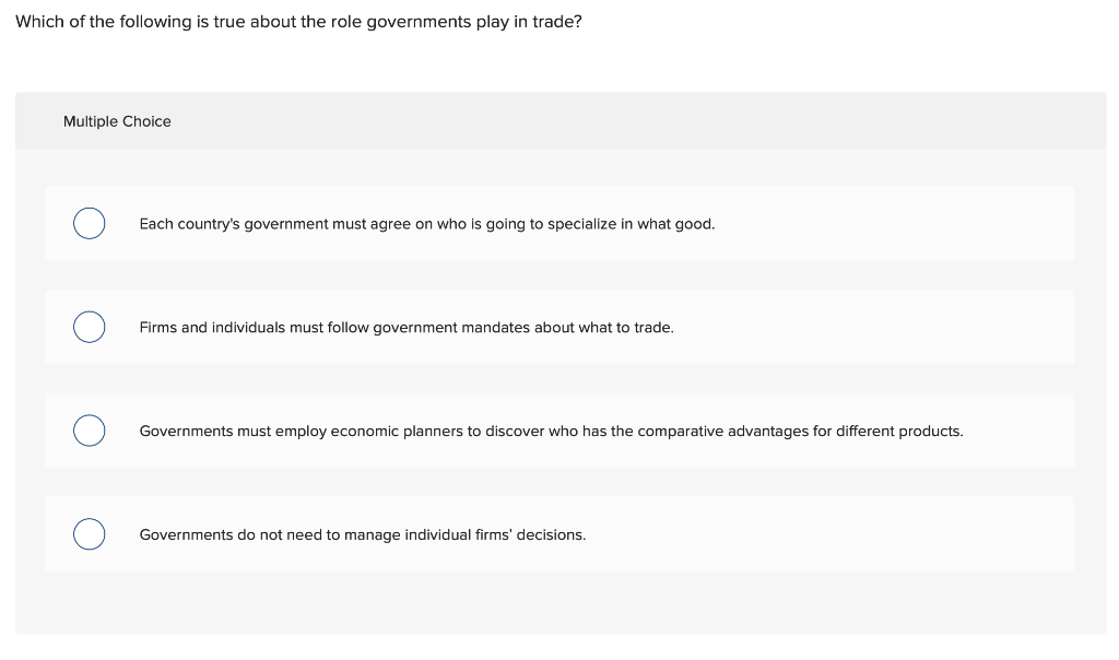 Solved Which of the following is true about the role | Chegg.com