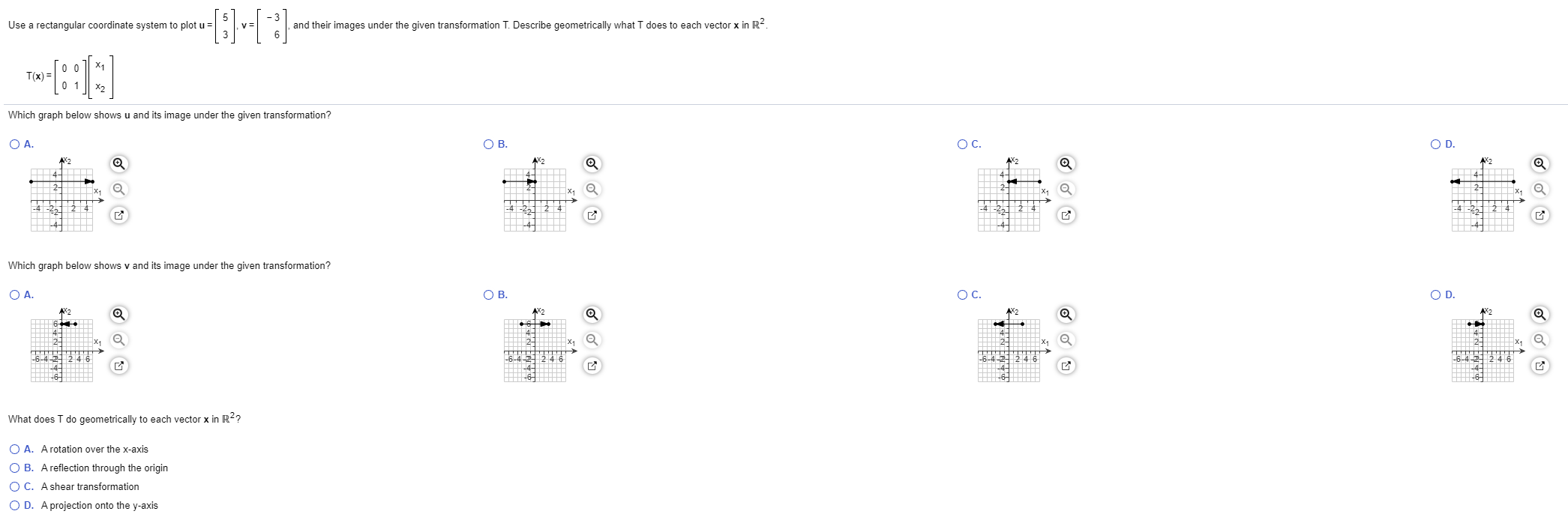 Solved Use a rectangular coordinate system to plot u = | , | Chegg.com